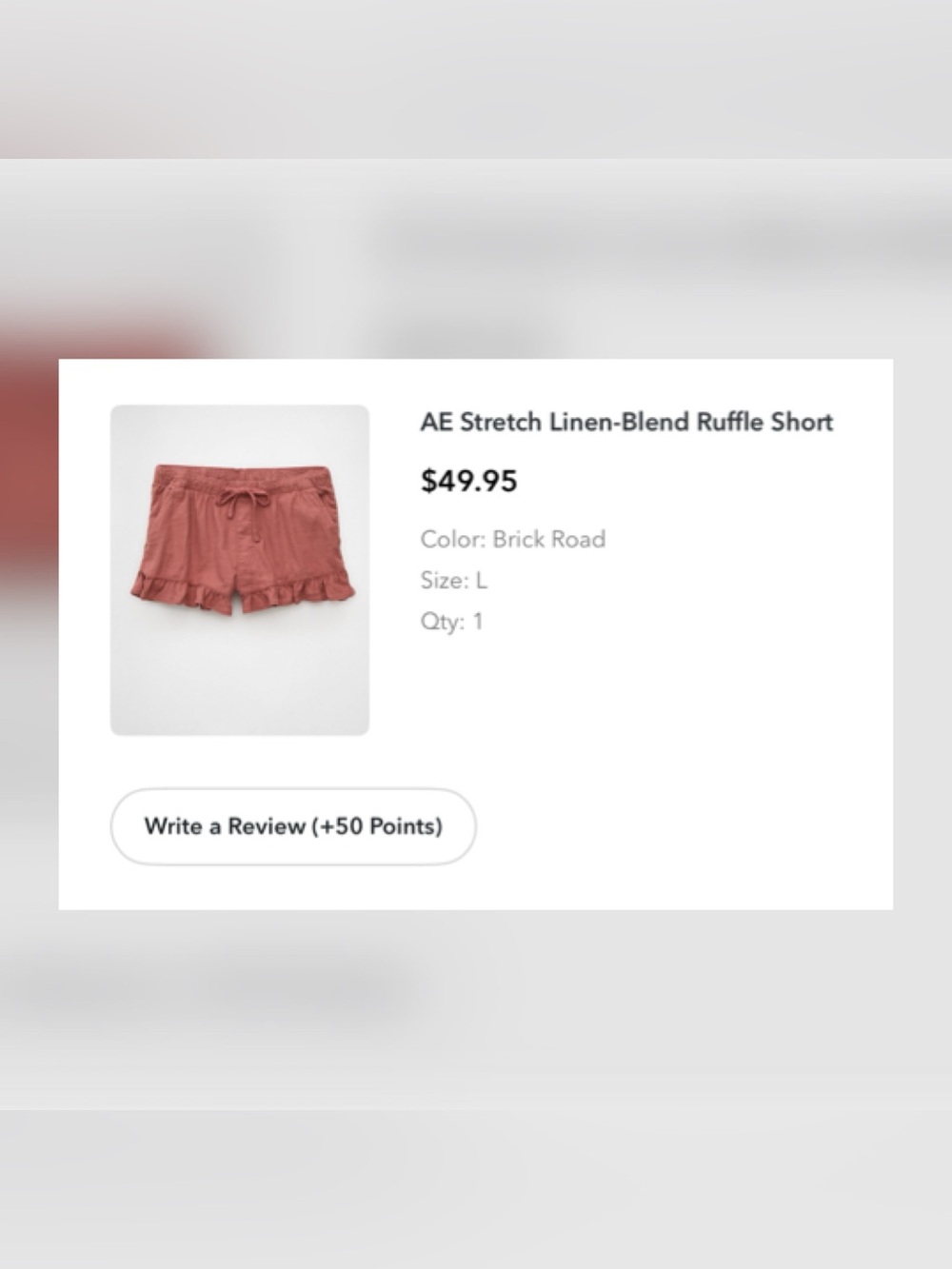 American Eagle Ruffle Shorts - Picture 4 of 4